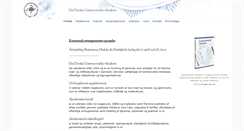 Desktop Screenshot of gastronomisk-akademi.dk